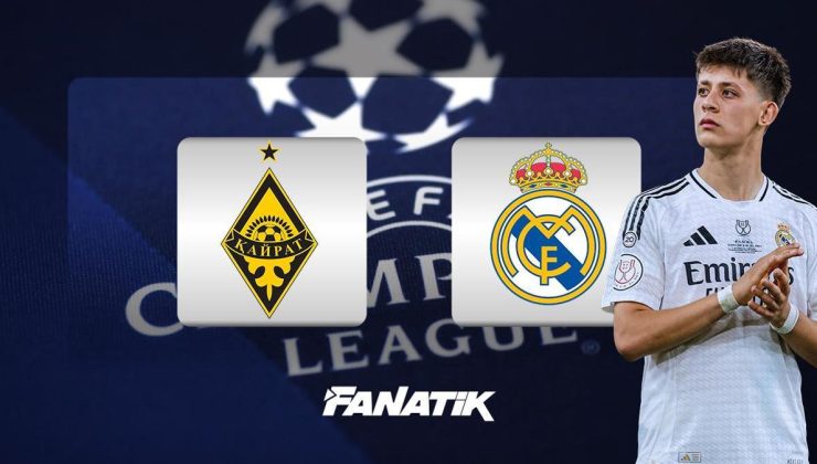 CANLI |  Almaty – Real Madrid maçı ne zaman, saat kaçta hangi kanalda? (Arda Güler 11’de mi?)