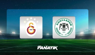 CANLI |Galatasaray-Konyaspor maçı ne zaman, saat kaçta, hangi kanalda? (Muhtemel 11’ler)