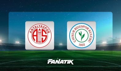 Antalyaspor – Çaykur Rizespor maçı ne zaman, saat kaçta hangi kanalda? (İlk 11’ler belli oldu)