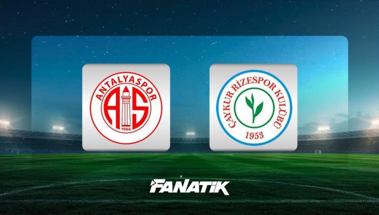 Antalyaspor – Çaykur Rizespor maçı ne zaman, saat kaçta hangi kanalda? (Süper Lig 8. hafta maçı)