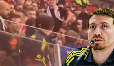 Mert Hakan Yandaş taraftar ile tartıştı! Samsunspor-Fenerbahçe maçında ortalık karıştı